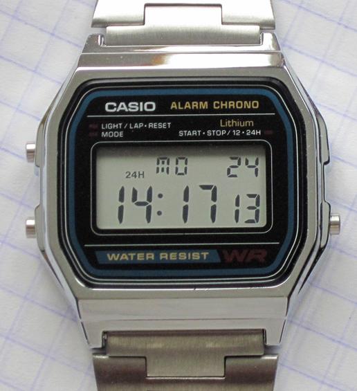 Casio A158W box art