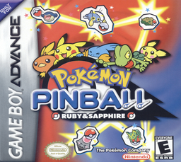 Pokémon Pinball: Ruby & Sapphire box art